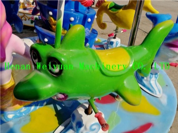6 Seats Sea Animal Carousel Horse Rides Games